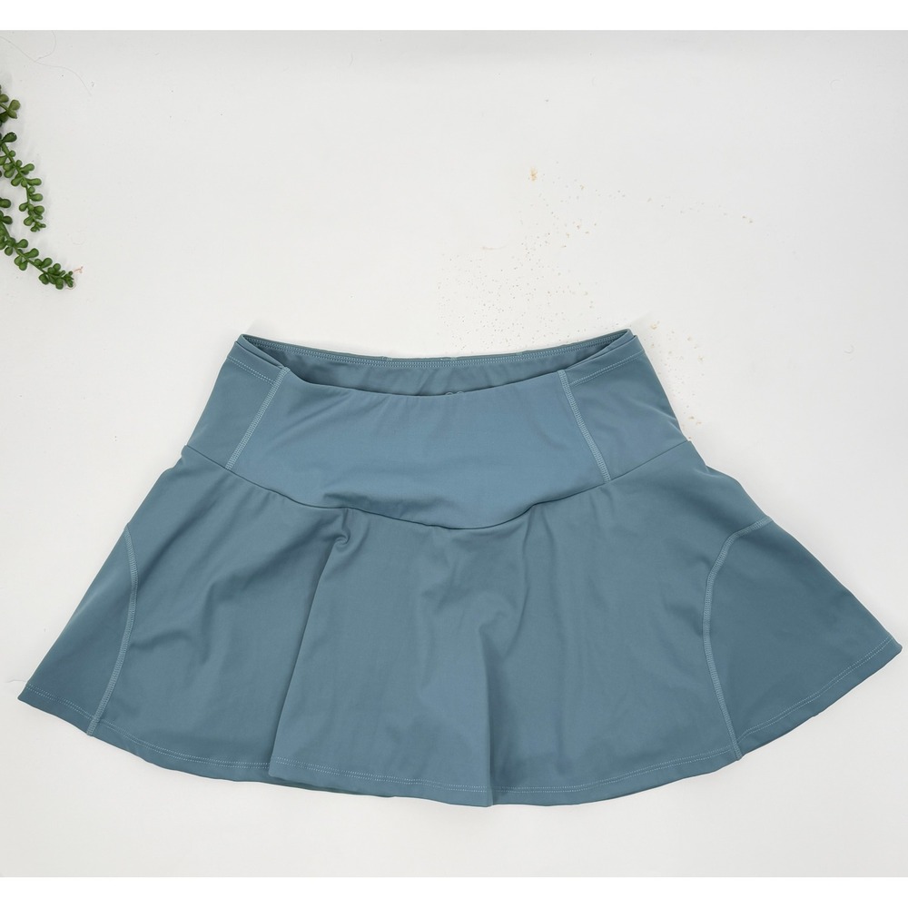 OGL Skort Women L Blue Activewear Skirt Built-in Shorts Athletic Tennis Golf